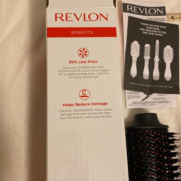 Salon One Step Hair Dryer Volumizer NWT  Ceramic Ionic Tourmaline - Picture 11 of 11